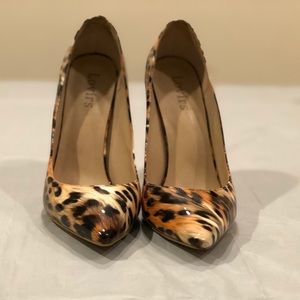 CHEETAH PRINT PUMPS